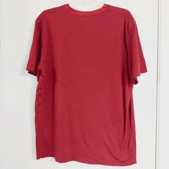 Nike Red Striped Athletic Tshirt - Picture 2 of 4